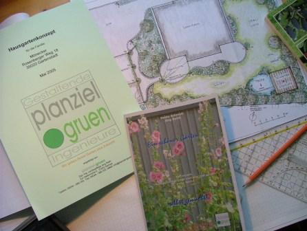 Ausschnitt Hausgartenkonzept - Gartenplan